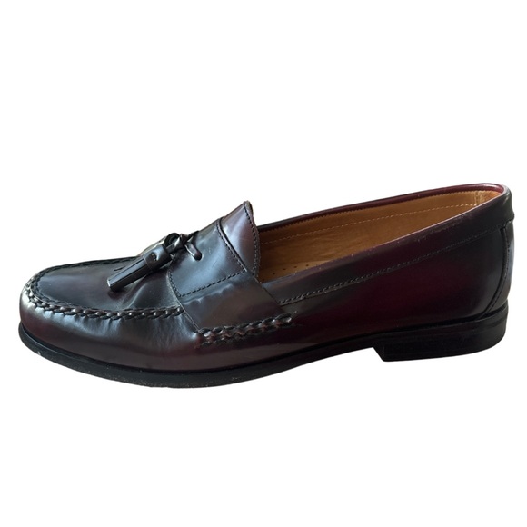 Johnston & Murphy Sheepskin Flex Loaferss with Tassels Chocolate Men’s Size  10 - Picture 7 of 8